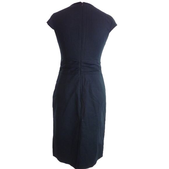 Banana Republic Black Fitted Dress 2 Work Business - Picture 3 of 7